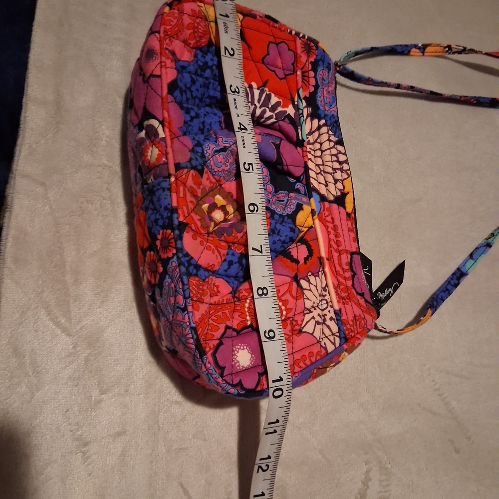 Vera Bradley FRANNIE Colorful Floral Shoulder Bag - Picture 5 of 7